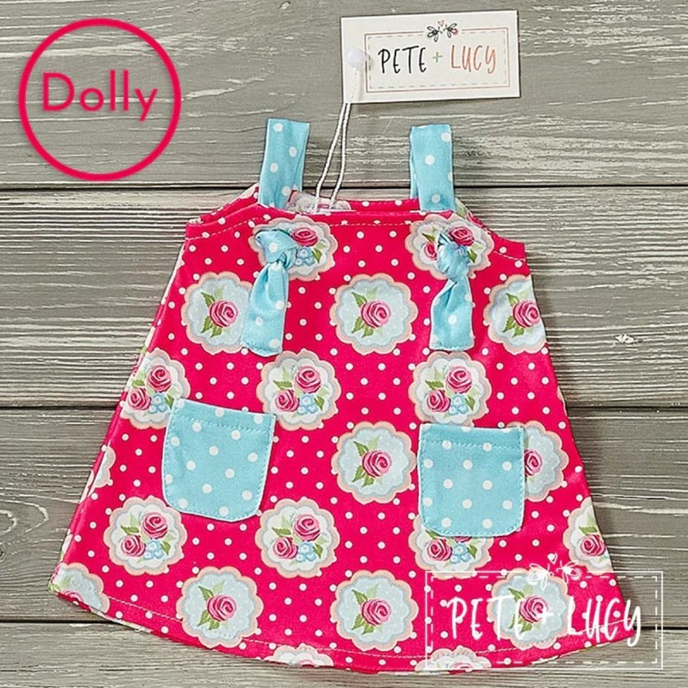 Pete & Lucy Shabby Roses Doll Dress NWT‎